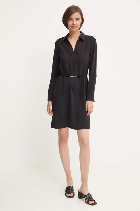 Šaty Calvin Klein K20K207152 čierna AW24