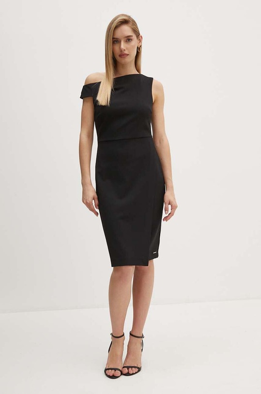 Calvin Klein sukienka K20K207180 czarny AW24