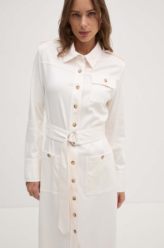 Платье Tommy Hilfiger casual бежевый WW0WW42269