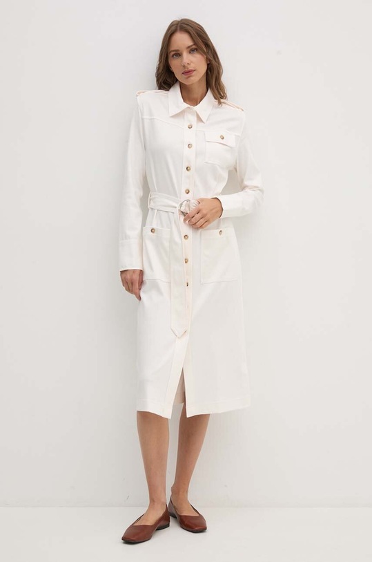 Платье Tommy Hilfiger WW0WW42269 бежевый AW24