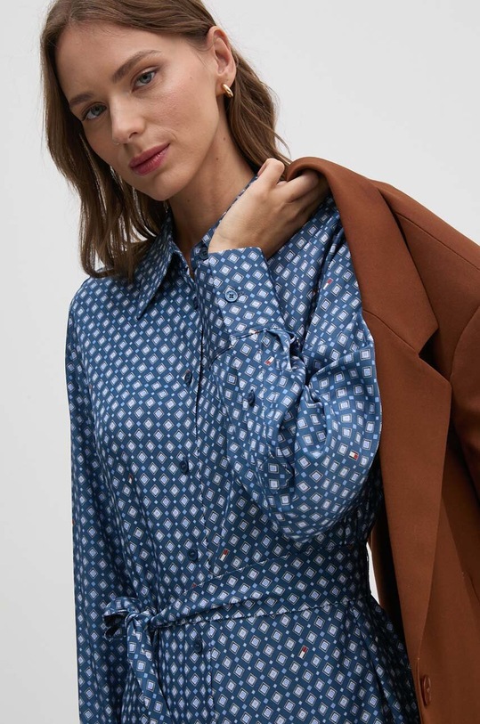 Tommy Hilfiger sukienka WW0WW42302 niebieski