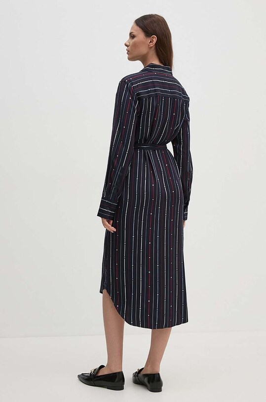 Šaty Tommy Hilfiger WW0WW42302 tmavomodrá AW24