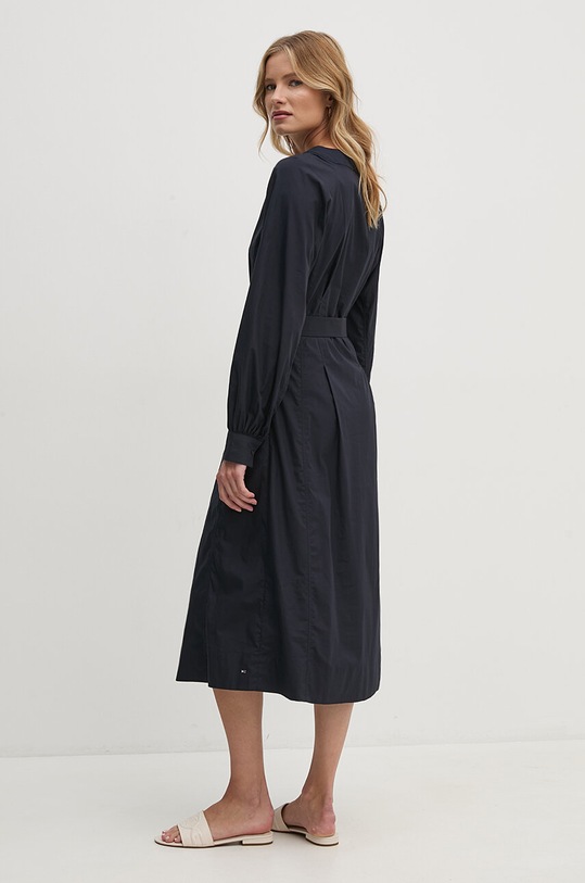 Tommy Hilfiger sukienka bawełniana WW0WW42307 granatowy AW24