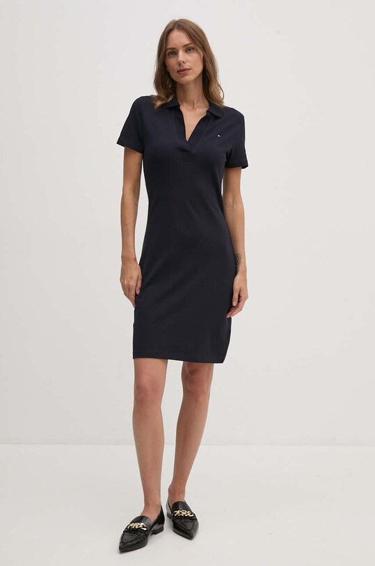 Šaty Tommy Hilfiger WW0WW42567 námořnická modř SS25