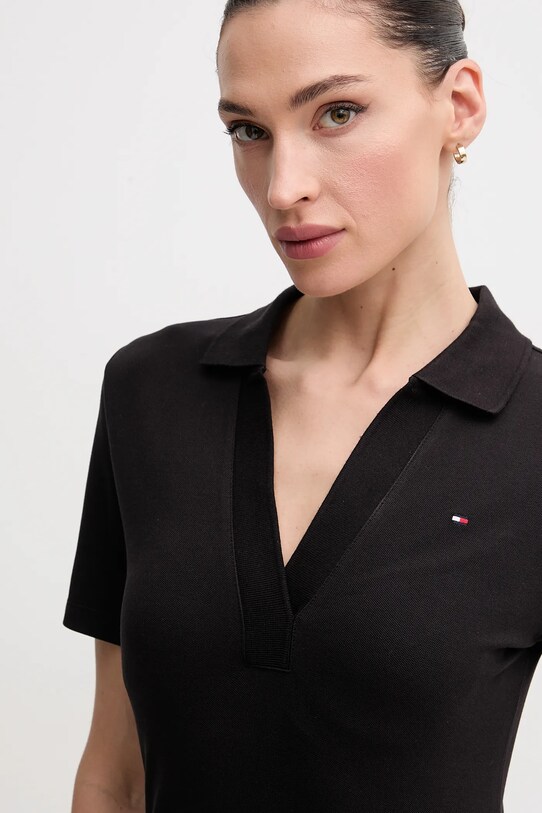 Šaty Tommy Hilfiger černá WW0WW42567