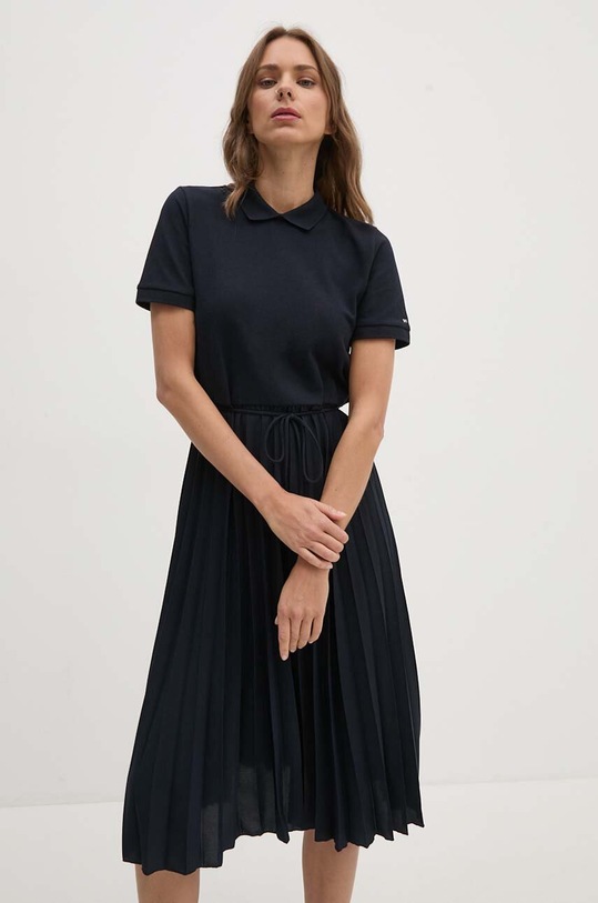 Šaty Tommy Hilfiger WW0WW42579 námořnická modř AW24