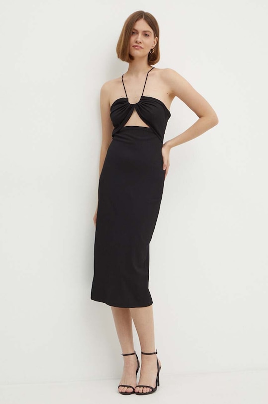 Calvin Klein Jeans rochie J20J223514 negru AW24