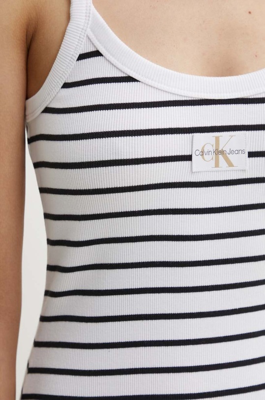 Calvin Klein Jeans rochie J20J223516 alb