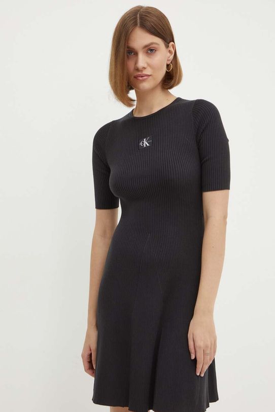 Calvin Klein Jeans sukienka casual czarny J20J223519