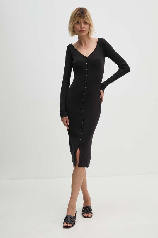 Odzież Calvin Klein Jeans sukienka J20J223527 czarny