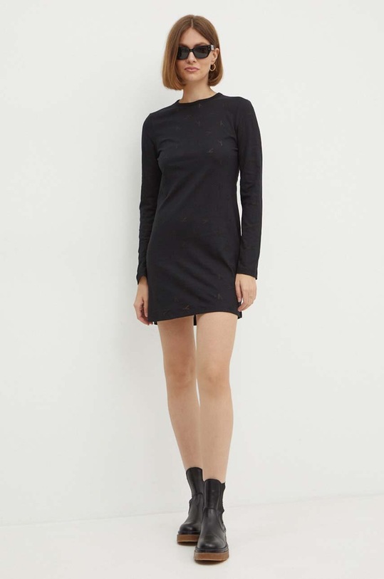Calvin Klein Jeans sukienka J20J223781 czarny AW24
