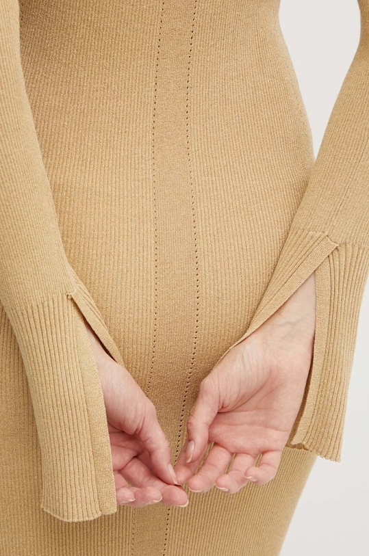 Šaty Patrizia Pepe 8A1331.K1QZA béžová