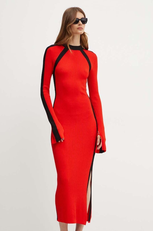 Patrizia Pepe sukienka casual czerwony 8A1338.K9J5