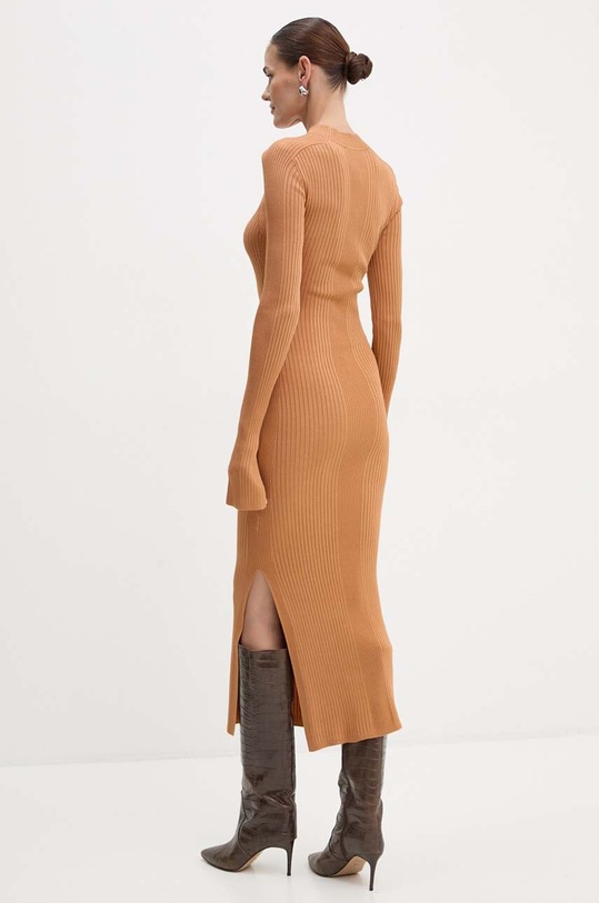 Odzież Patrizia Pepe sukienka 8A1338.K9J5 brązowy