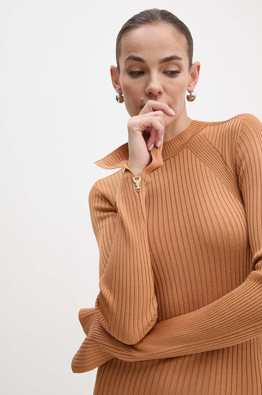 Patrizia Pepe sukienka brązowy 8A1338.K9J5