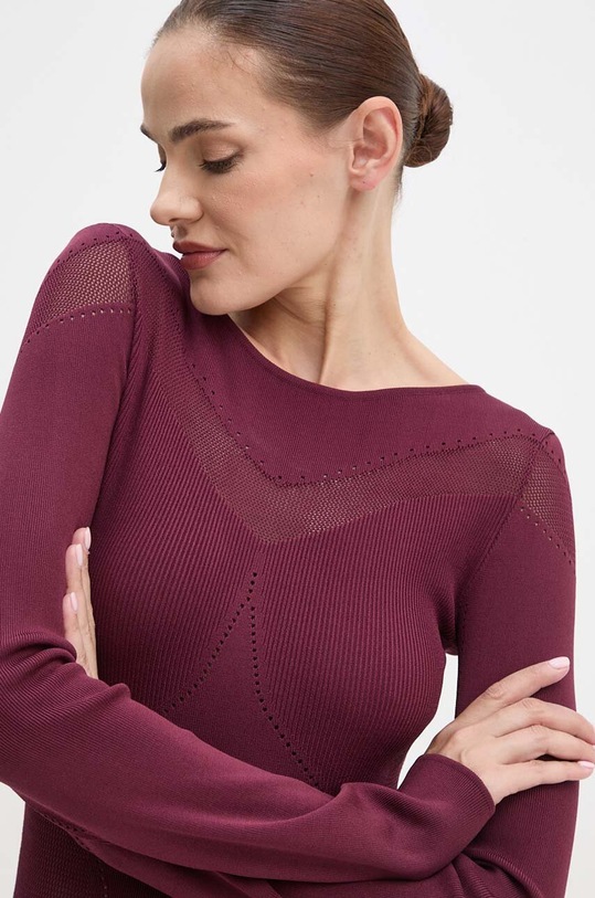 Patrizia Pepe sukienka bordowy 8A1348.K195