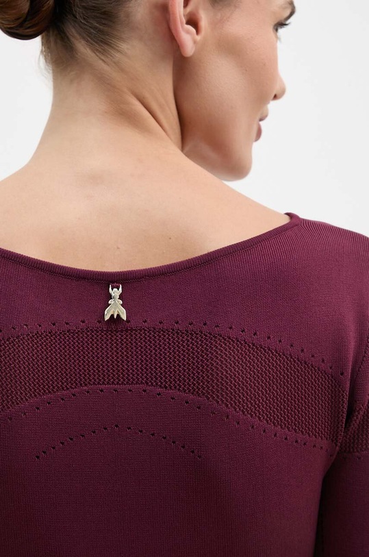 Patrizia Pepe sukienka 8A1348.K195 bordowy