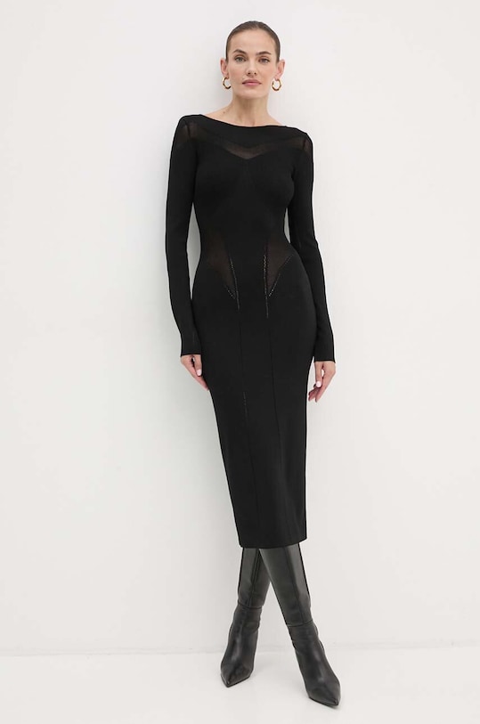 Patrizia Pepe sukienka casual czarny 8A1348.K195