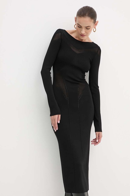 Odzież Patrizia Pepe sukienka 8A1348.K195 czarny