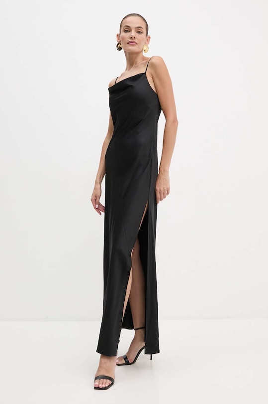 Patrizia Pepe sukienka tkanina czarny 8A1381.A051