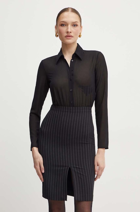 Сукня Patrizia Pepe довгий чорний 8A1399.A457