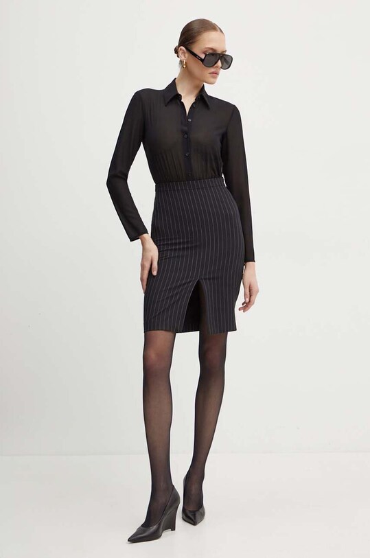 Patrizia Pepe sukienka 8A1399.A457 czarny AW24