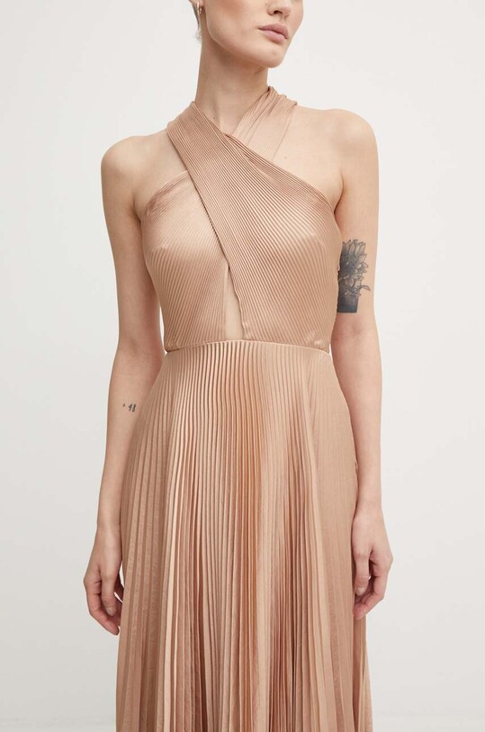 Сукня A.L.C. Athena II 6DRES02386 бежевий