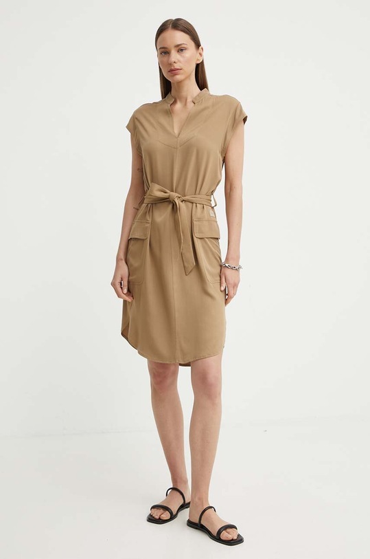 G-Star rochie D24622.D573 bej AW24