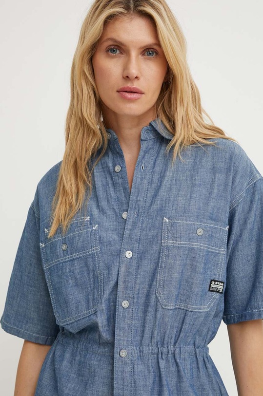 G-Star sukienka jeansowa niebieski D24874.D558