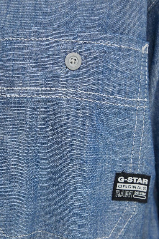 G-Star sukienka jeansowa D24874.D558 niebieski