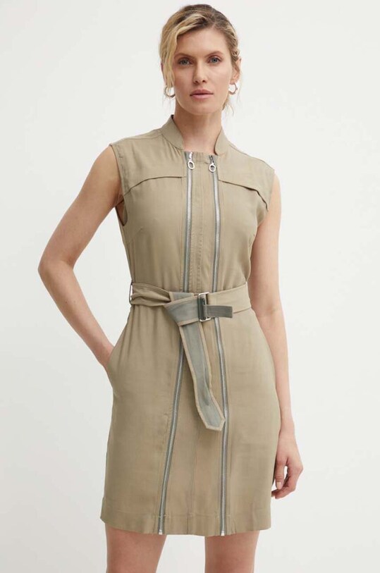 G-Star rochie mini bej D24624.D522