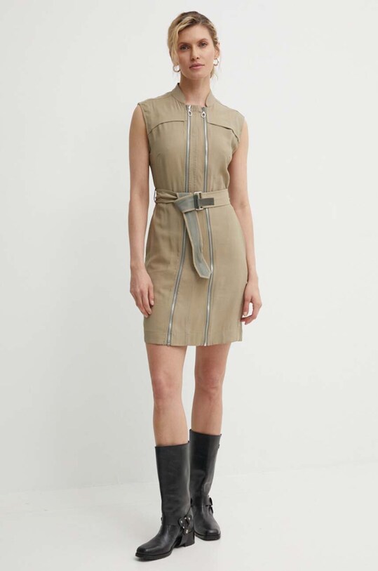 G-Star rochie D24624.D522 bej AW24