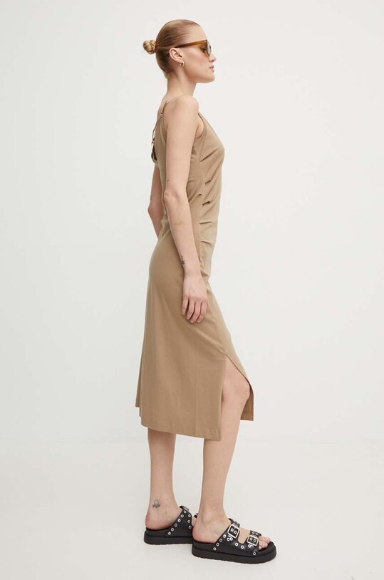 G-Star rochie din bumbac maro D24573.B771
