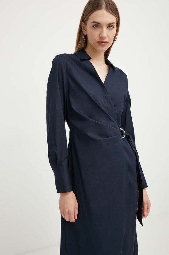 Φόρεμα BOSS σκούρο μπλε 50527162