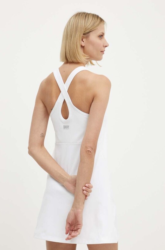 Ρούχα Φόρεμα DKNY DP4D4847 λευκό