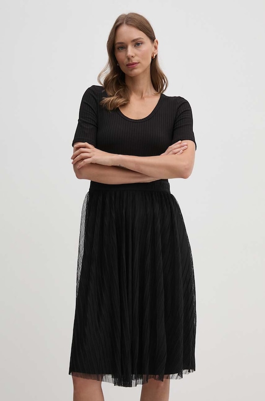 Šaty Dkny midi černá P4DDSXMP