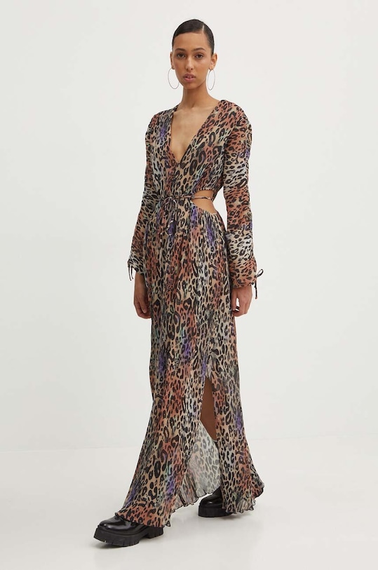 HUGO sukienka tkanina brązowy 50516773