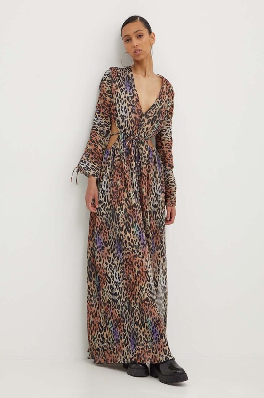 Haljina HUGO 50516773 smeđa AW24