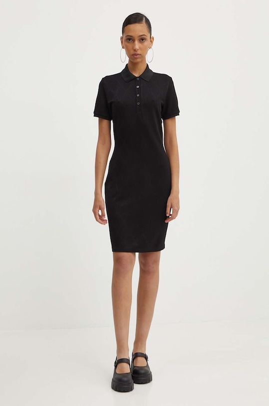 Φόρεμα HUGO 50517142 μαύρο AW24