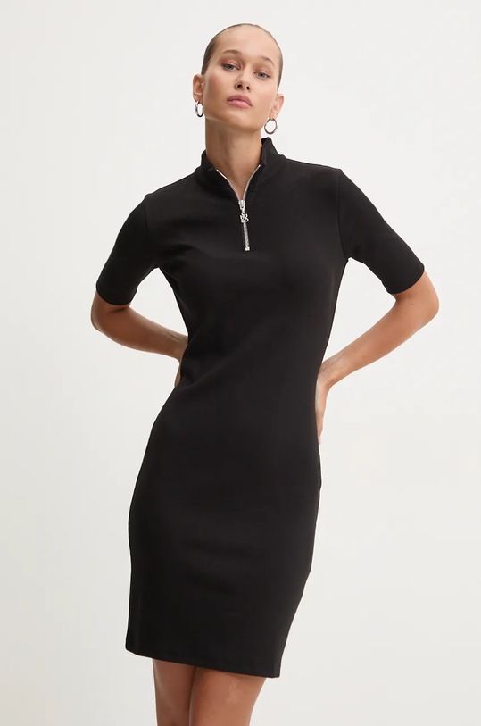 HUGO rochie mini negru 50520086