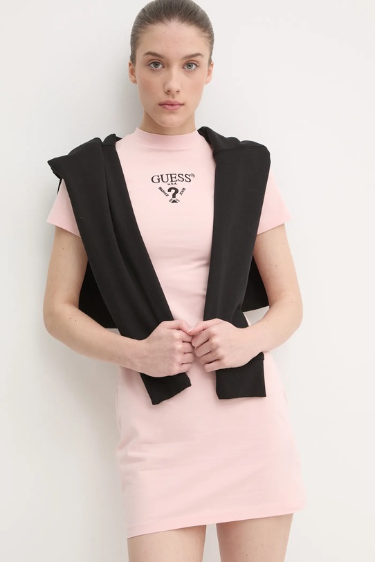 Guess rochie COLETTE roz V4YK02.KCDH1