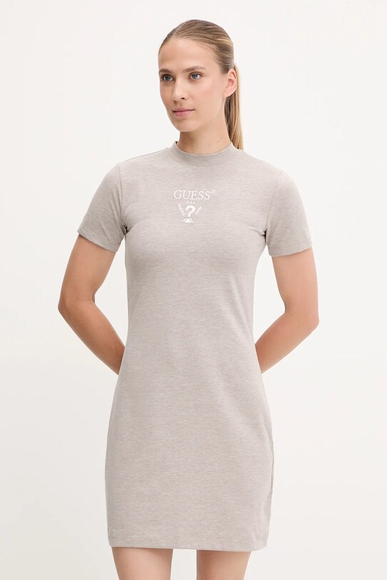 Сукня Guess COLETTE короткий бежевий V4YK02.KCDH1
