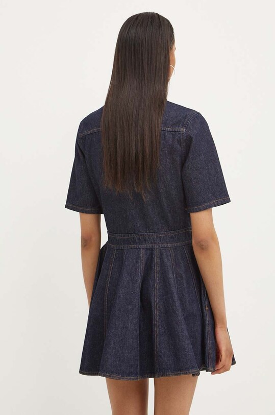 Îmbrăcăminte MSGM rochie din denim 3741MDA234.247766 bleumarin
