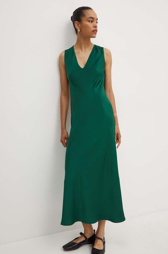 Šaty Weekend Max Mara maxi zelená 2425226011600