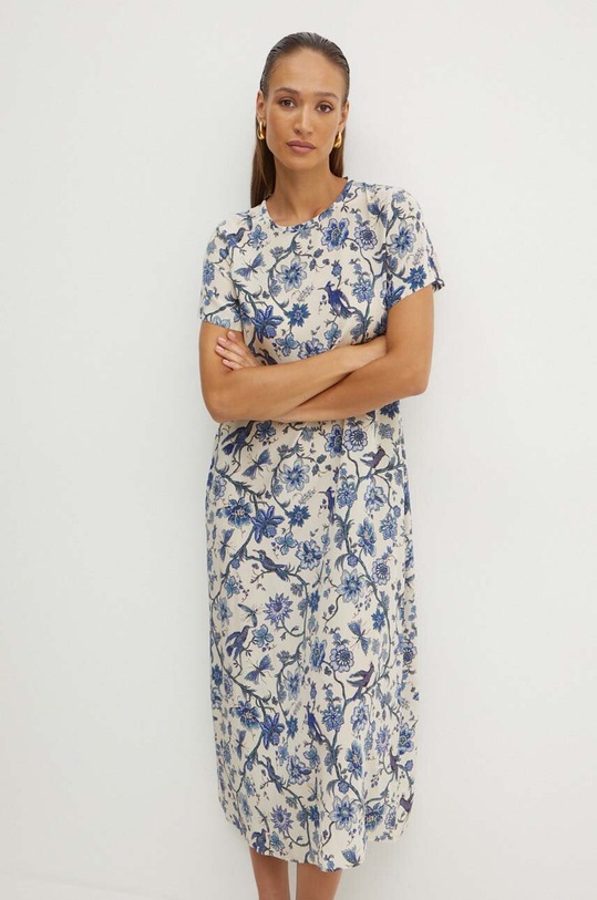 Îmbrăcăminte Weekend Max Mara rochie de matase 2425226101600 albastru