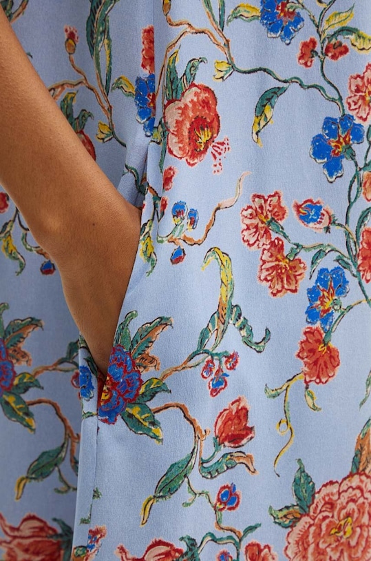 Weekend Max Mara rochie de matase 2425226101600 albastru