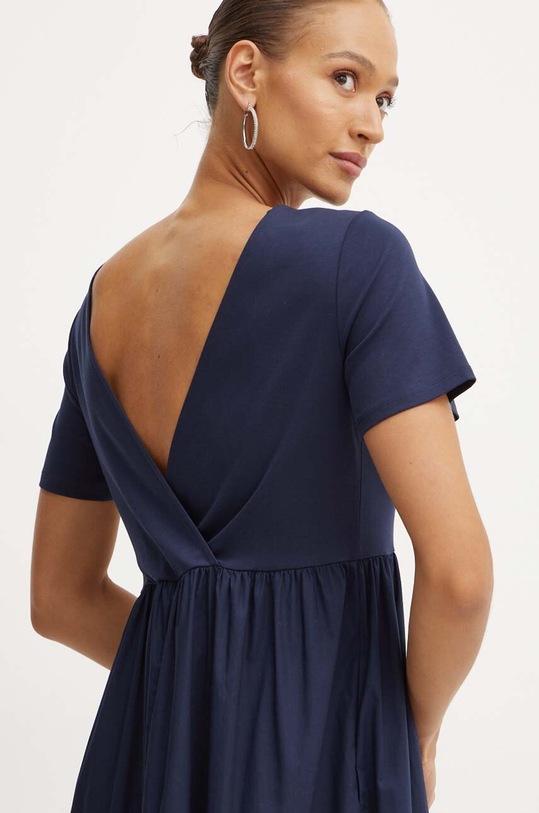 Weekend Max Mara sukienka bawełniana granatowy 2425626011600