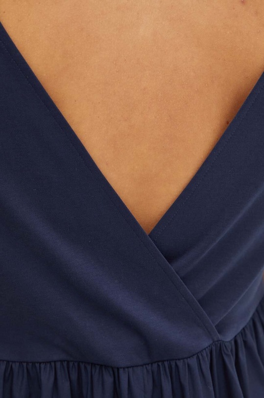 Bavlněné šaty Weekend Max Mara 2425626011600 námořnická modř