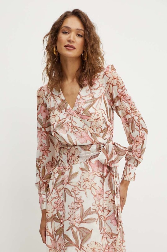 Guess sukienka LAILA W4YK34.WDW82 beżowy AW24