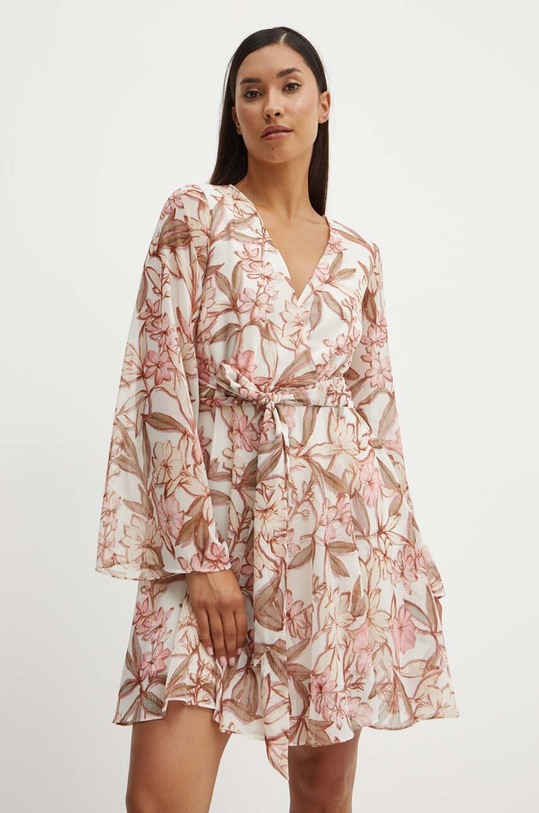 Φόρεμα Guess LAILA casual μπεζ W4YK29.WDW82